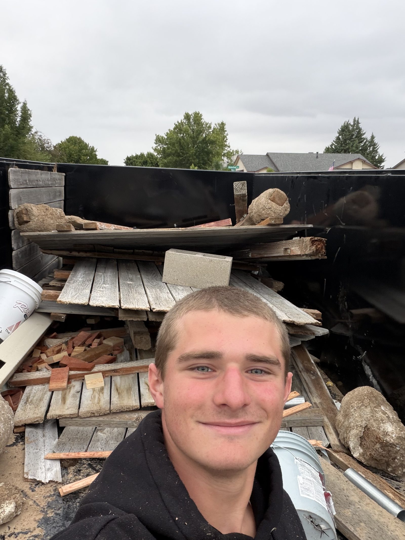 Fence removed and loaded — Meridian Idaho